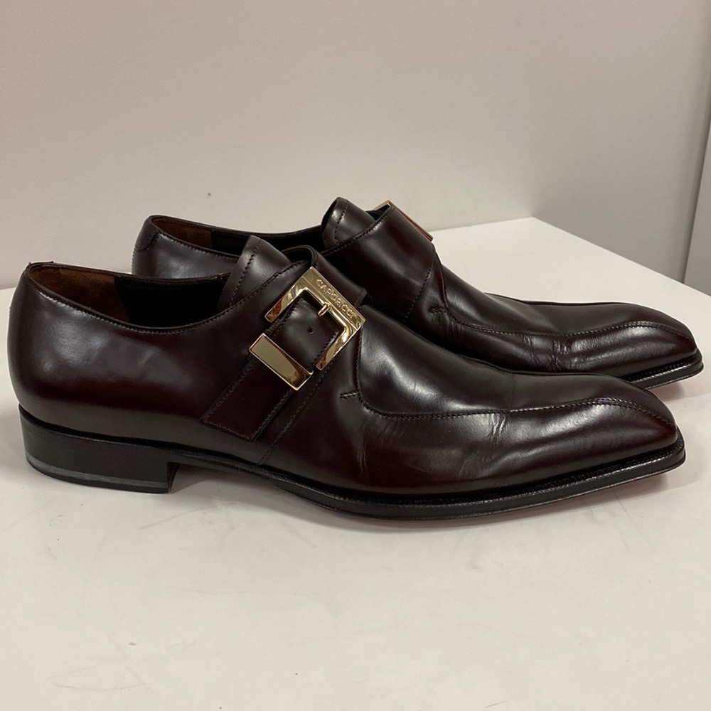 CAPORICCI Dark Brown Calf loafer size 9.